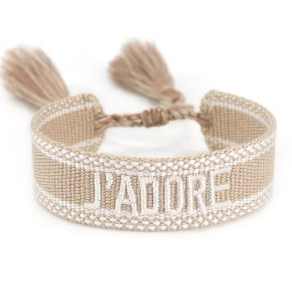 Adore Beige Woven Bracelet